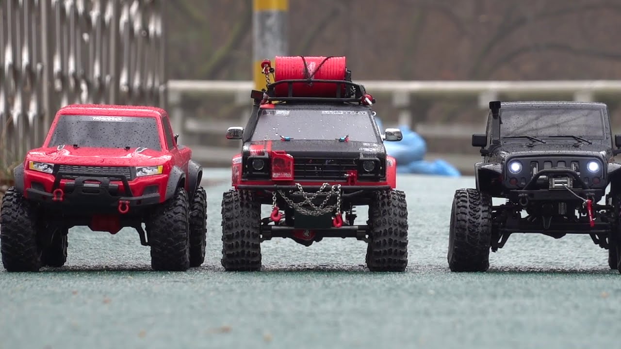 MST CFX-W JP1 │ Traxxas TRX-4 Sport │ Gmade GS-02 BOM │ Off road Rock Trial Run