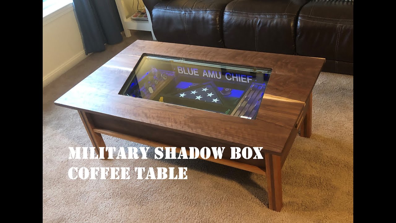 Making a Military Shadow Box Coffee Table