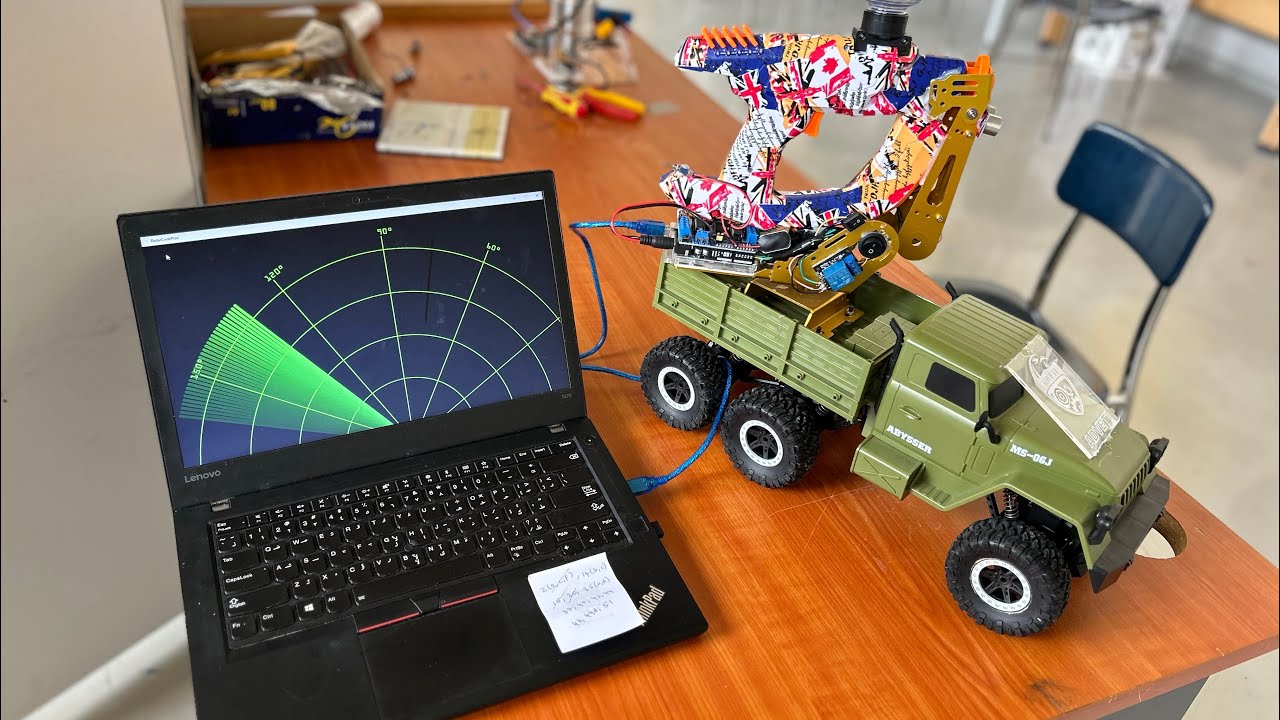 Advanced defense machine gun including radar scanning