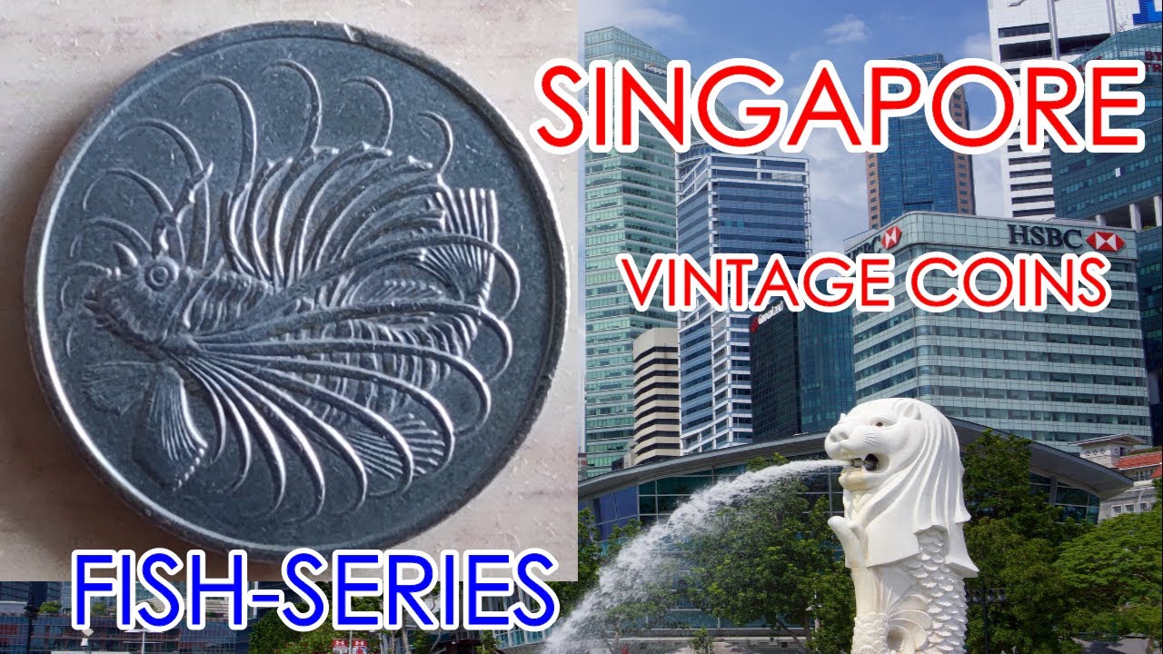 VINTAGE SINGAPORE COINS - 'FISH SERIES'