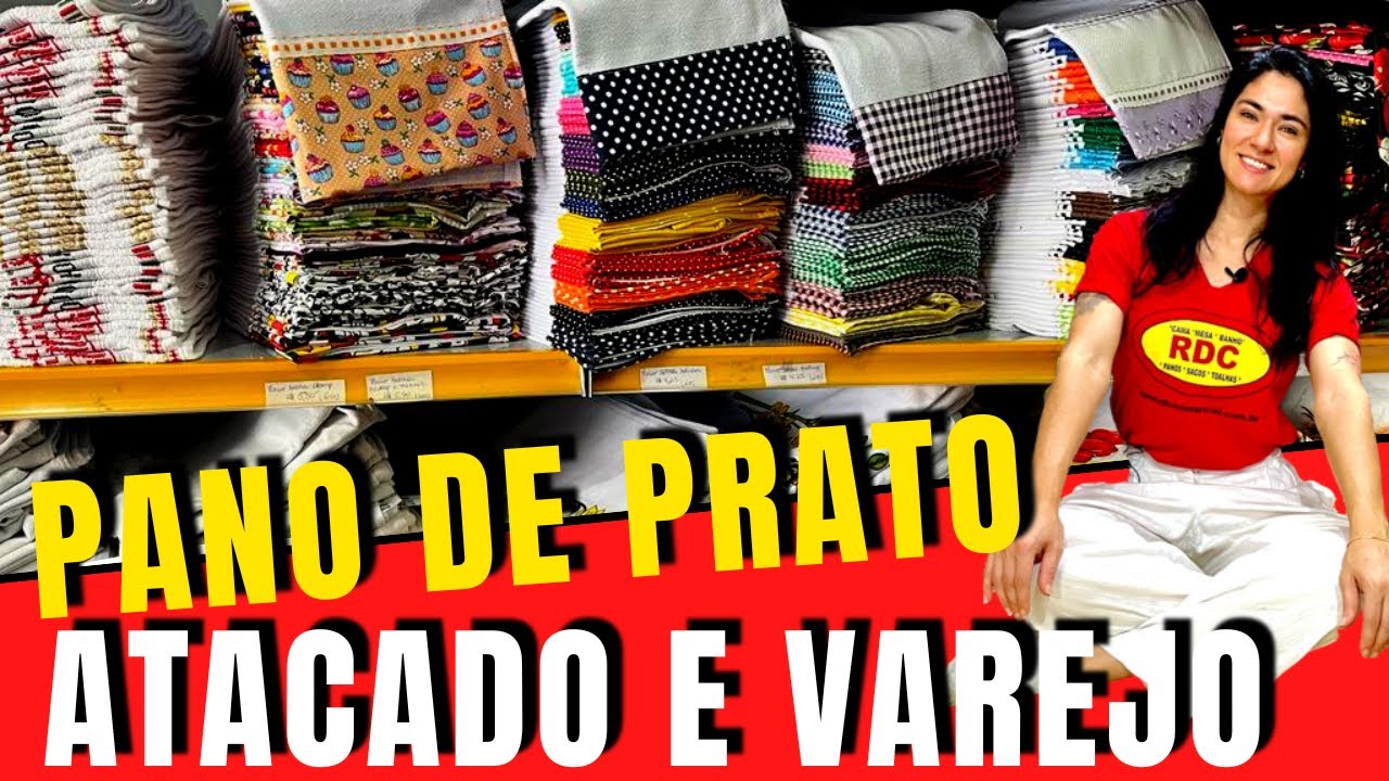PANOS DE PRATO PARA COMPRAR E REVENDER - RUA BRESSER BRÁS - SP