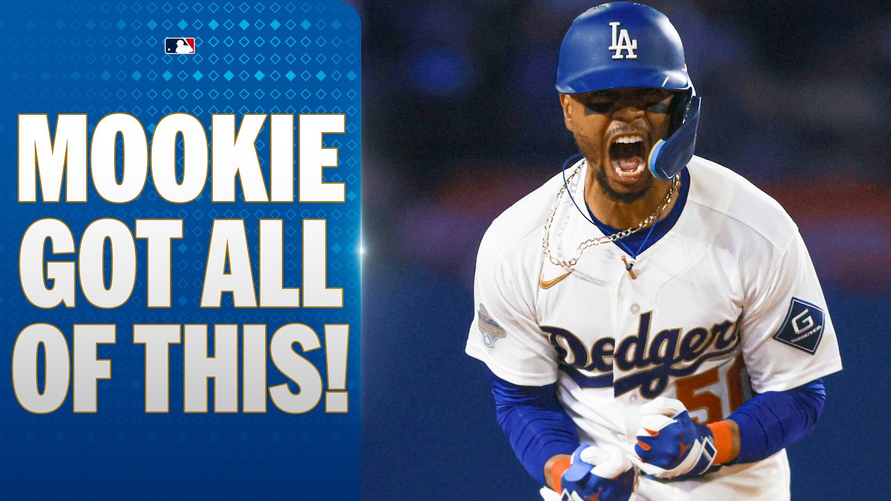 MOOKIE LOVES RING NIGHT! 💍 Mookie Betts hits a go-ahead home run for the Dodgers! | MLB Highlights