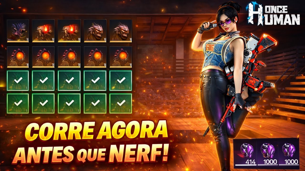 CORRE AGORA! FARM INFINITO DE SEMENTES MUTANTES | ANTES QUE NERF – ONCE HUMAN