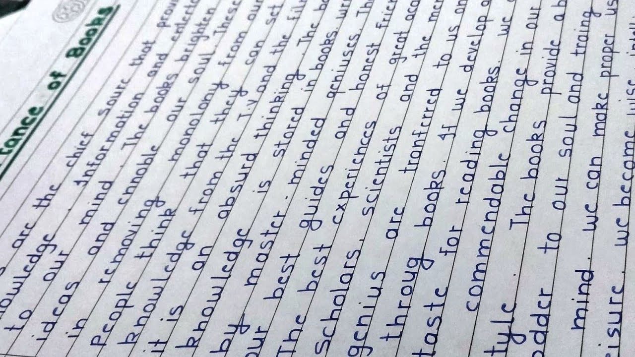 Short essay on Importance of Books || A paragraph writing on Importance of Books#importance_of_books