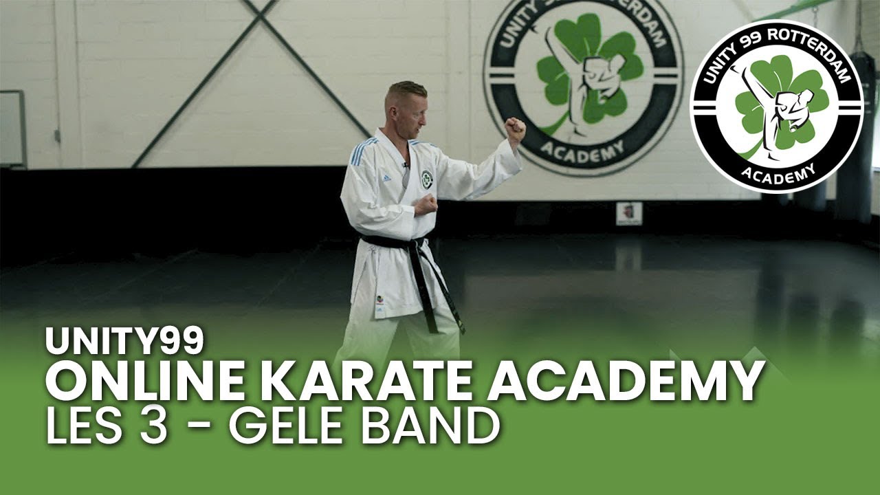 LES 3 - GELE BAND Unity99 online karate academy