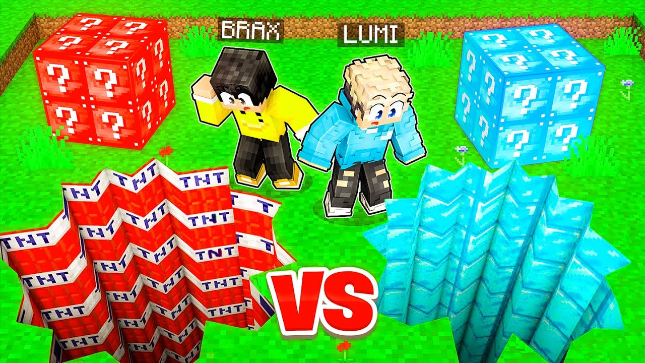 Ich PRANKE im TUNNEL LUCKY BLOCK RENNEN in Minecraft!