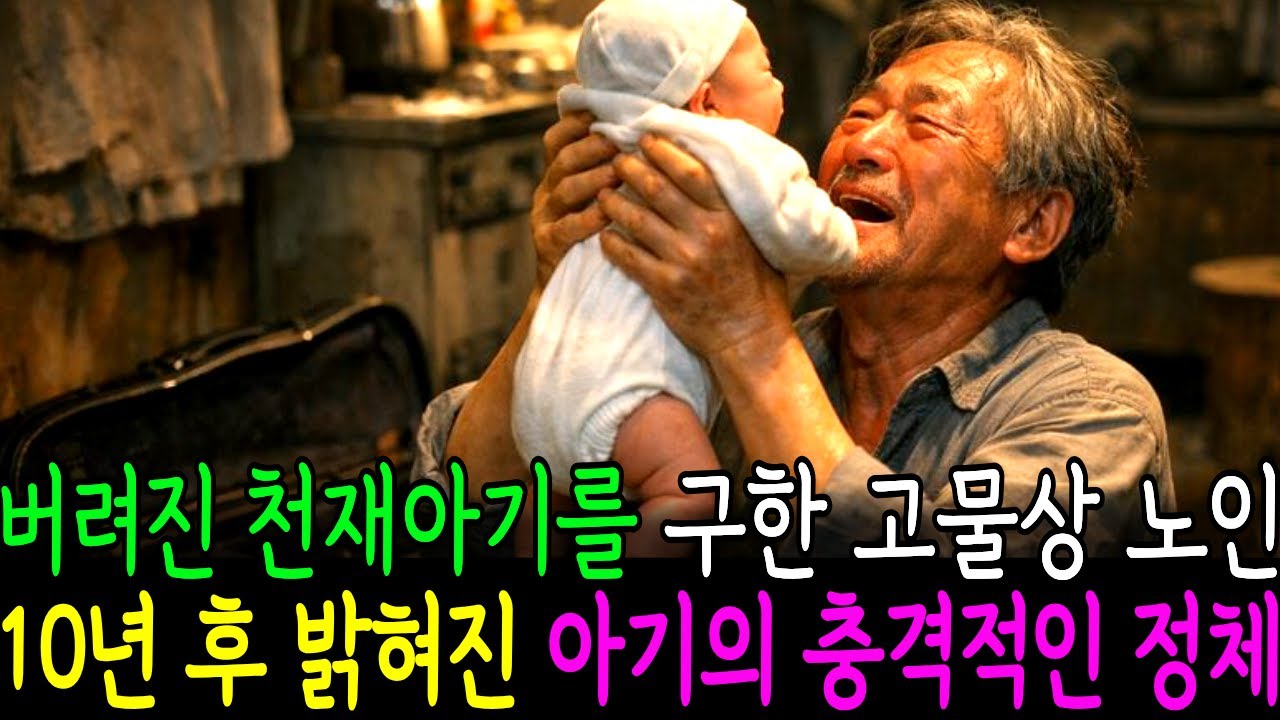 버려진 천재아기를 구한 고물상 노인, 10년 후 밝혀진 아기의 충격적인 정체 | 감동사연 | 긍정인생 | 오디오북 |