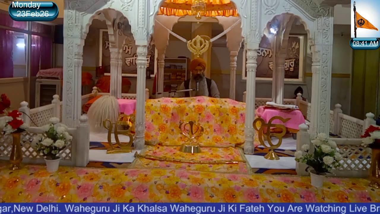 Path  & Kirtan || Gurdwara Sri Guru Singh Sabha Malviya Nagar