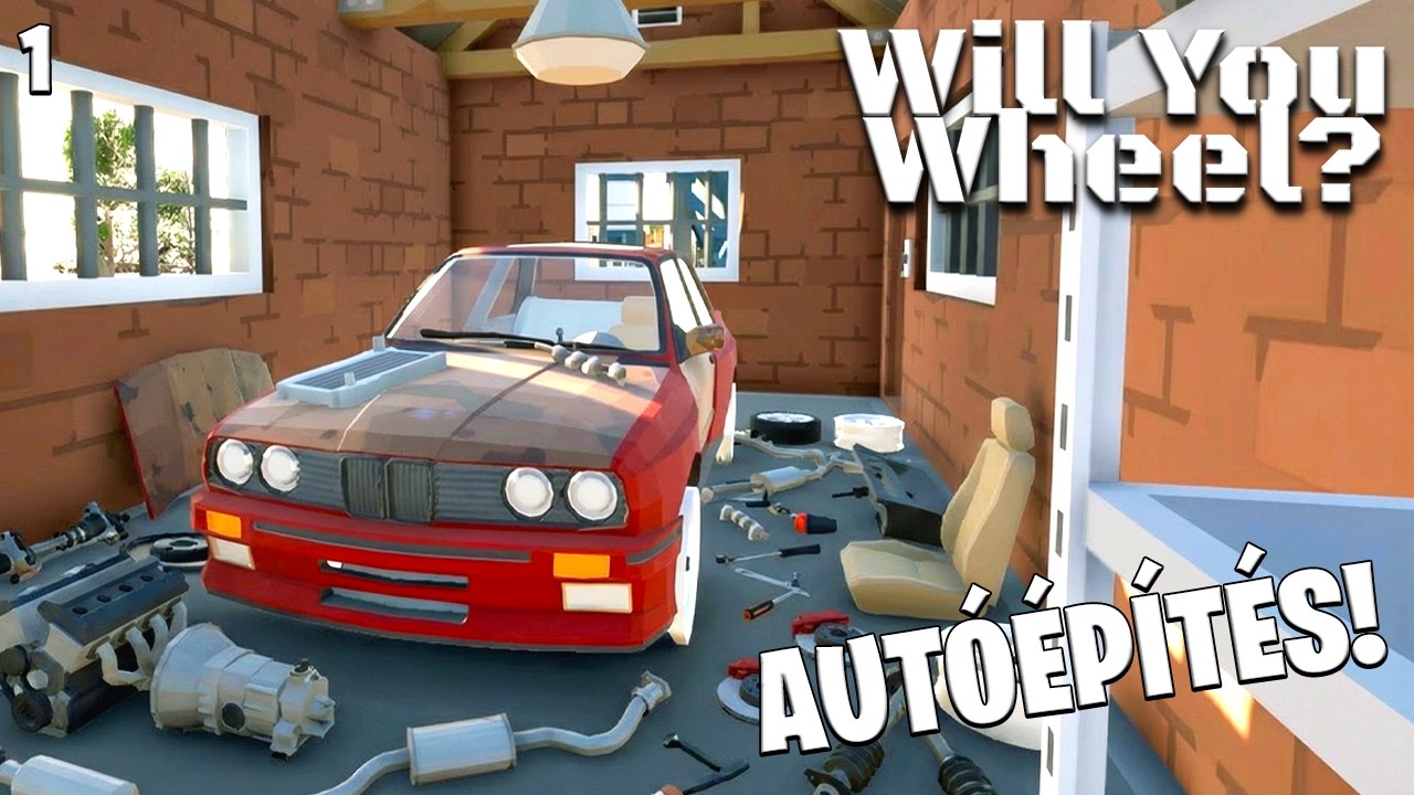Will You Wheel? LIVE #1 - 🔧 Roncsmentés a bontóból: Roncsból versenyautó! 🚗