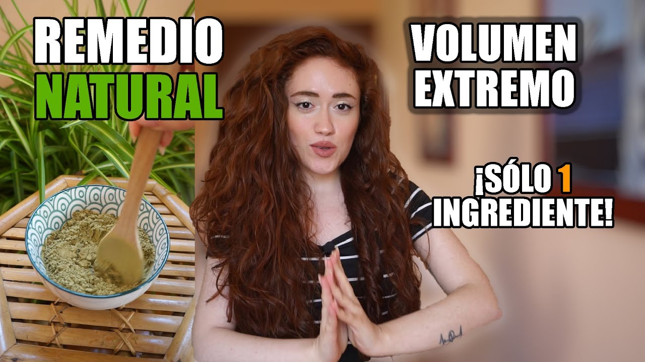 Consigue VOLUMEN con este TRATAMIENTO 😱 CASSIA | Fuerza PELO LARGO-Romero, Ghassoul, Ayurveda Curly