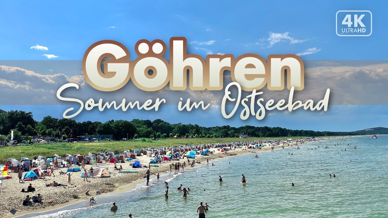 Sommer in Göhren - Rügen Urlaub 2024 (4K Walk)