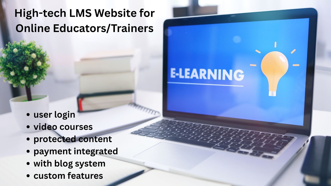 LMS Website Demo - Online Course Platform with Payments, Roles & Video Content