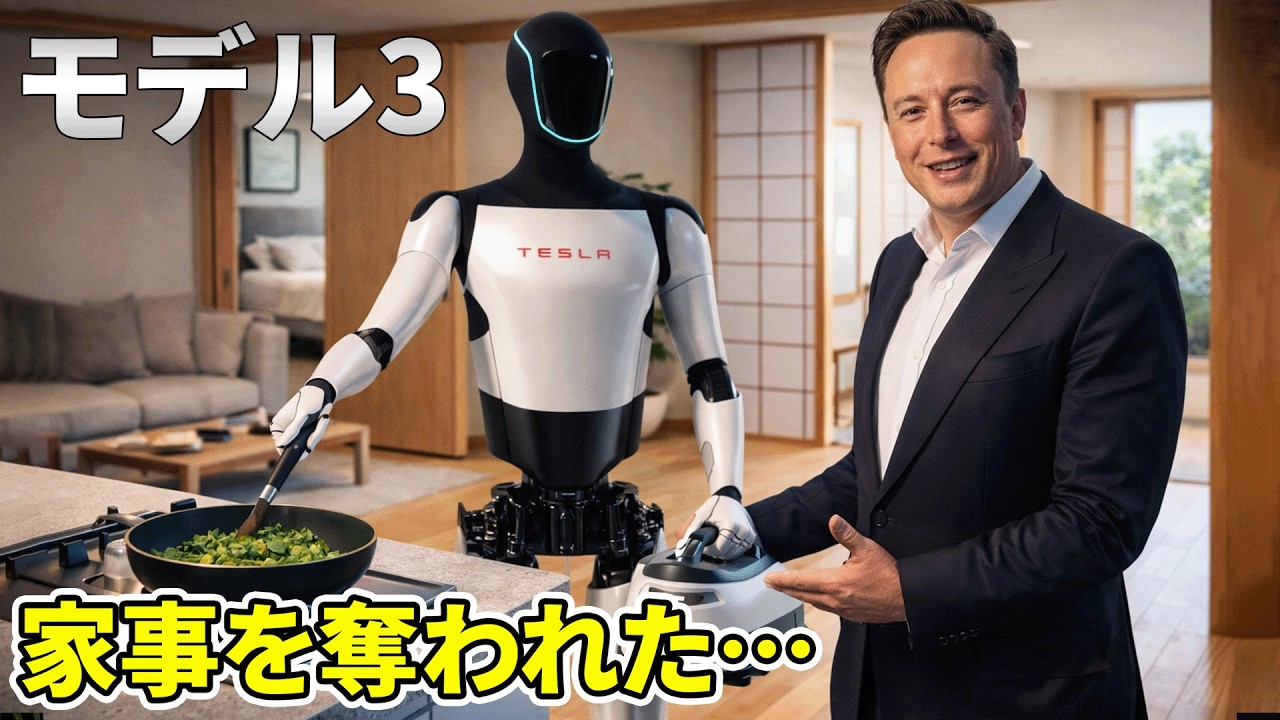 テスラロボット第3世代が家事に挑戦！料理と掃除はどこまで可能？