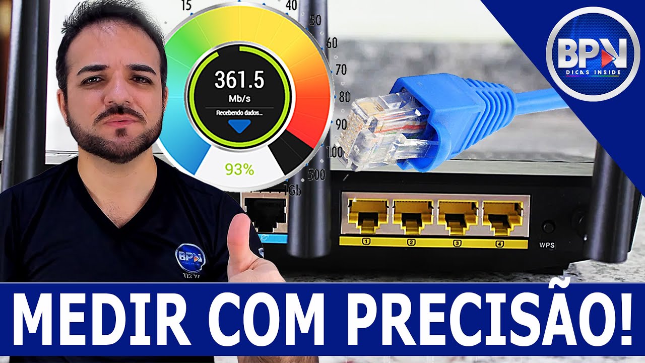 Como Medir o PING e VELOCIDADE da sua Internet COM PRECIS&Atilde;O!