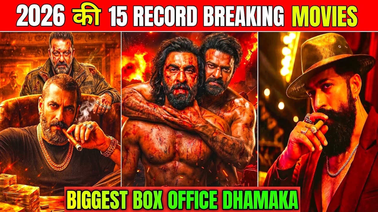 Top 15 BIGGEST Upcoming Indian Movies of 2026 🔥 | Fouzi, Ramayana, King, Toxic