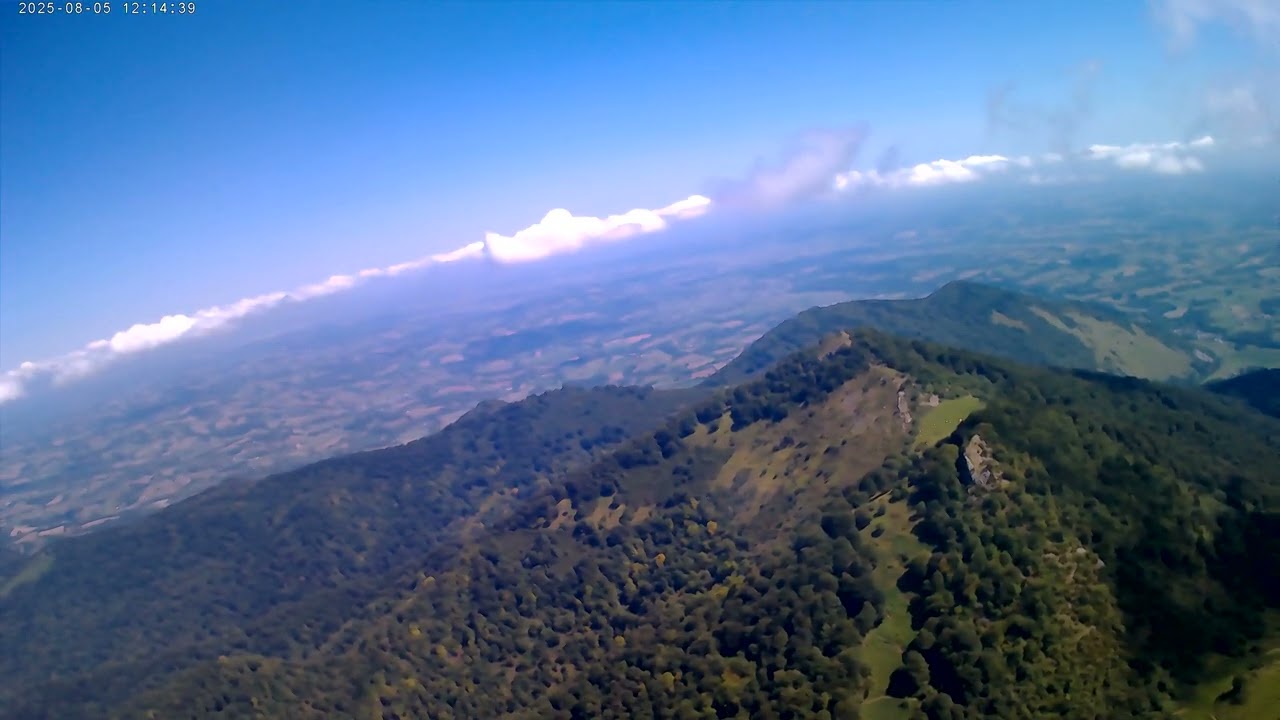 Marche et vol parapente, ao&ucirc;t 2025, d&eacute;collage du Pic de Merdanson 1540m