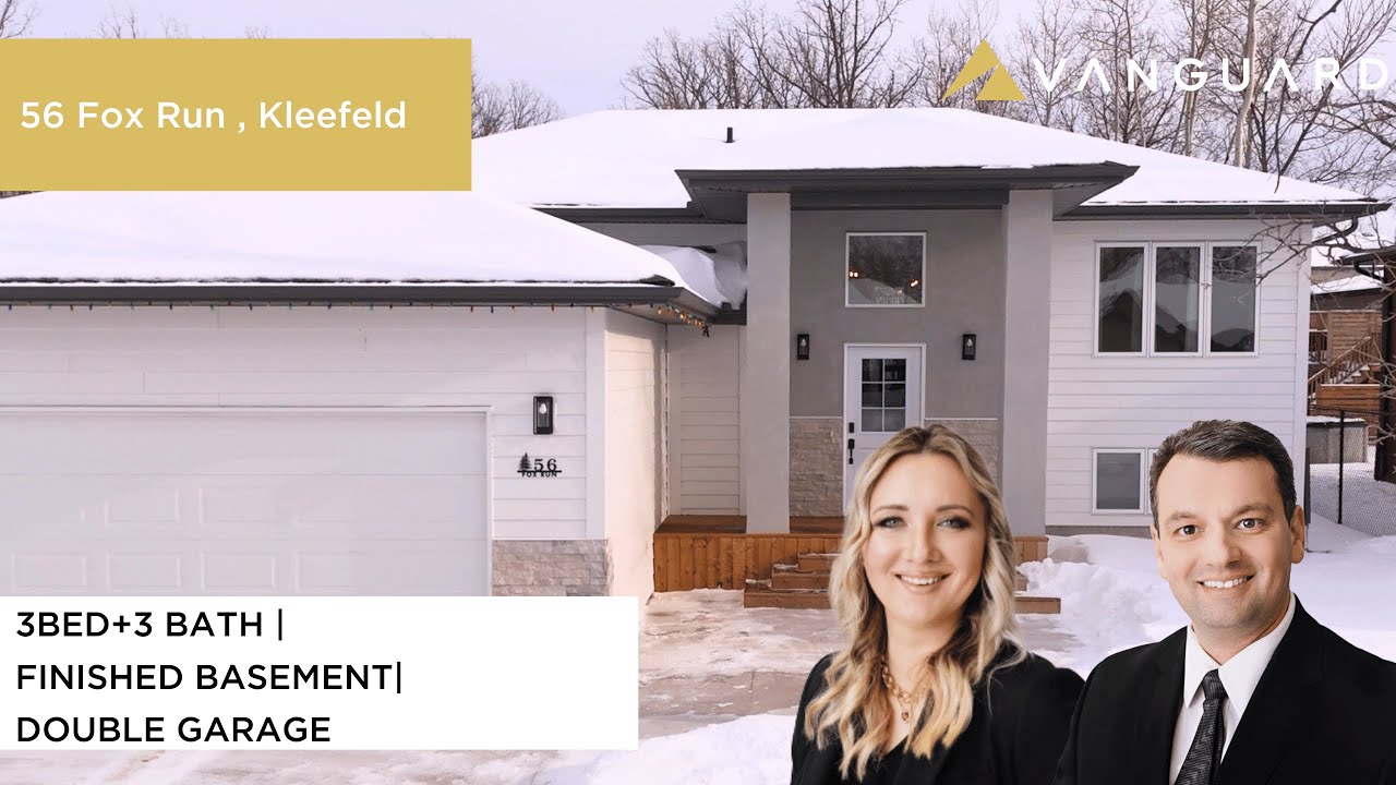 For sale in Kleefeld - 56 FOX Run  | 3Bed 3 Bath  |Vanguard Real Estate Ltd