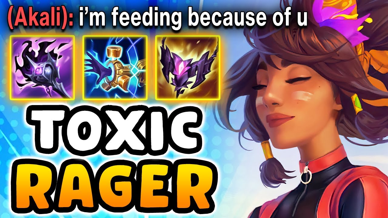 MY TOP WAS FLAMING ME ALL GAME BUT HE DIDN'T KNOW HOW BROKEN THIS CHAMP WAS
