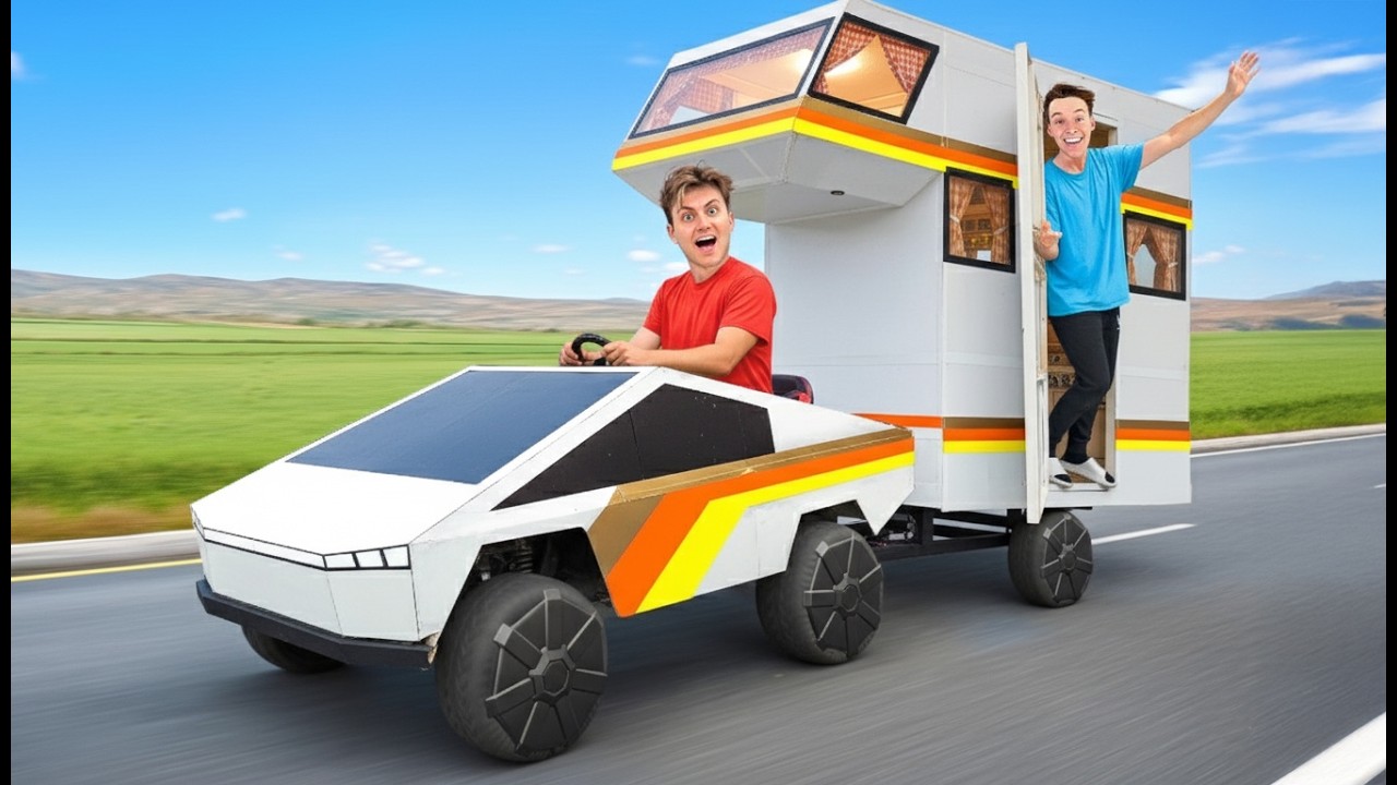 Превращаю свой Cybertruck в крошечный кемпер!