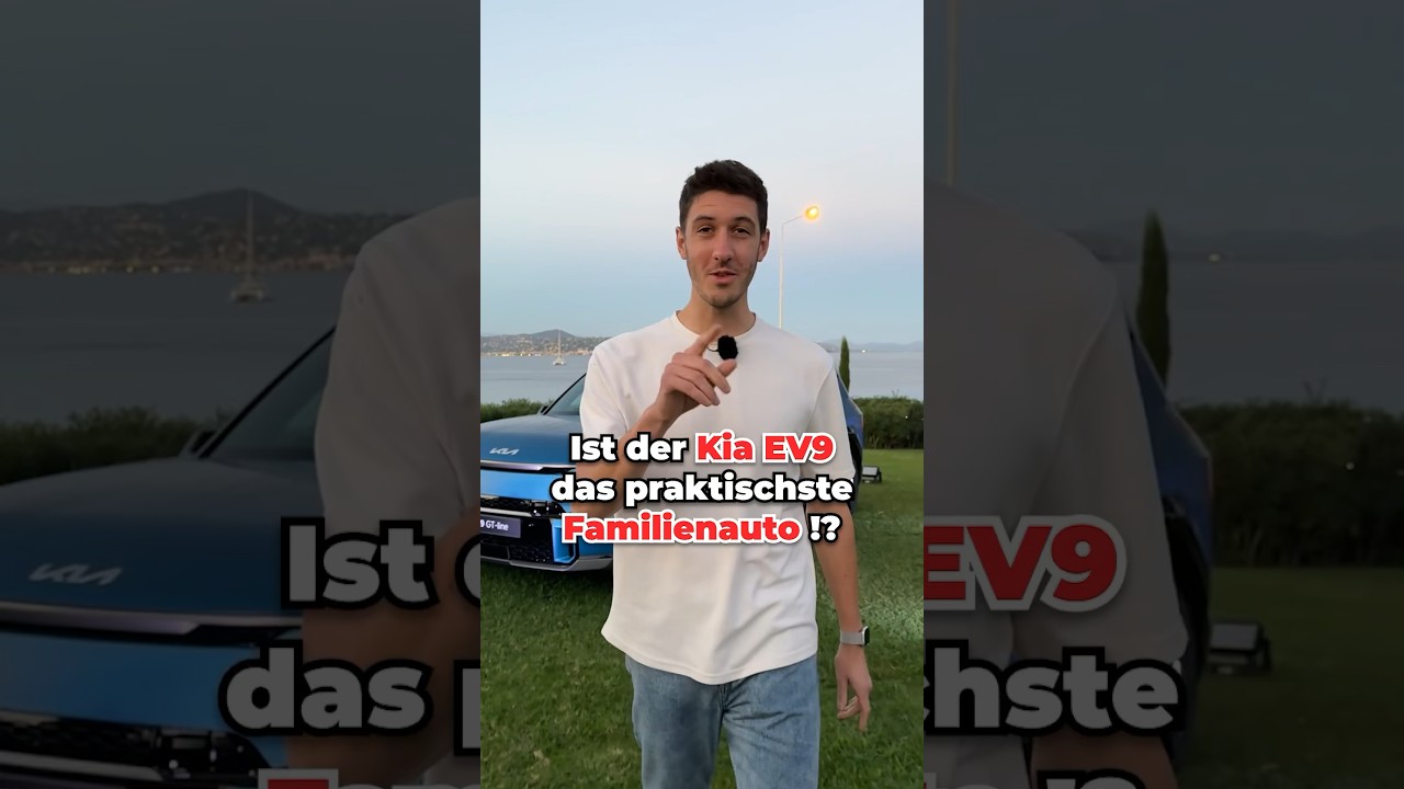 Das praktischste Familienauto?! 🚙🤔 | #KiaEV9 #familienauto #familiensuv