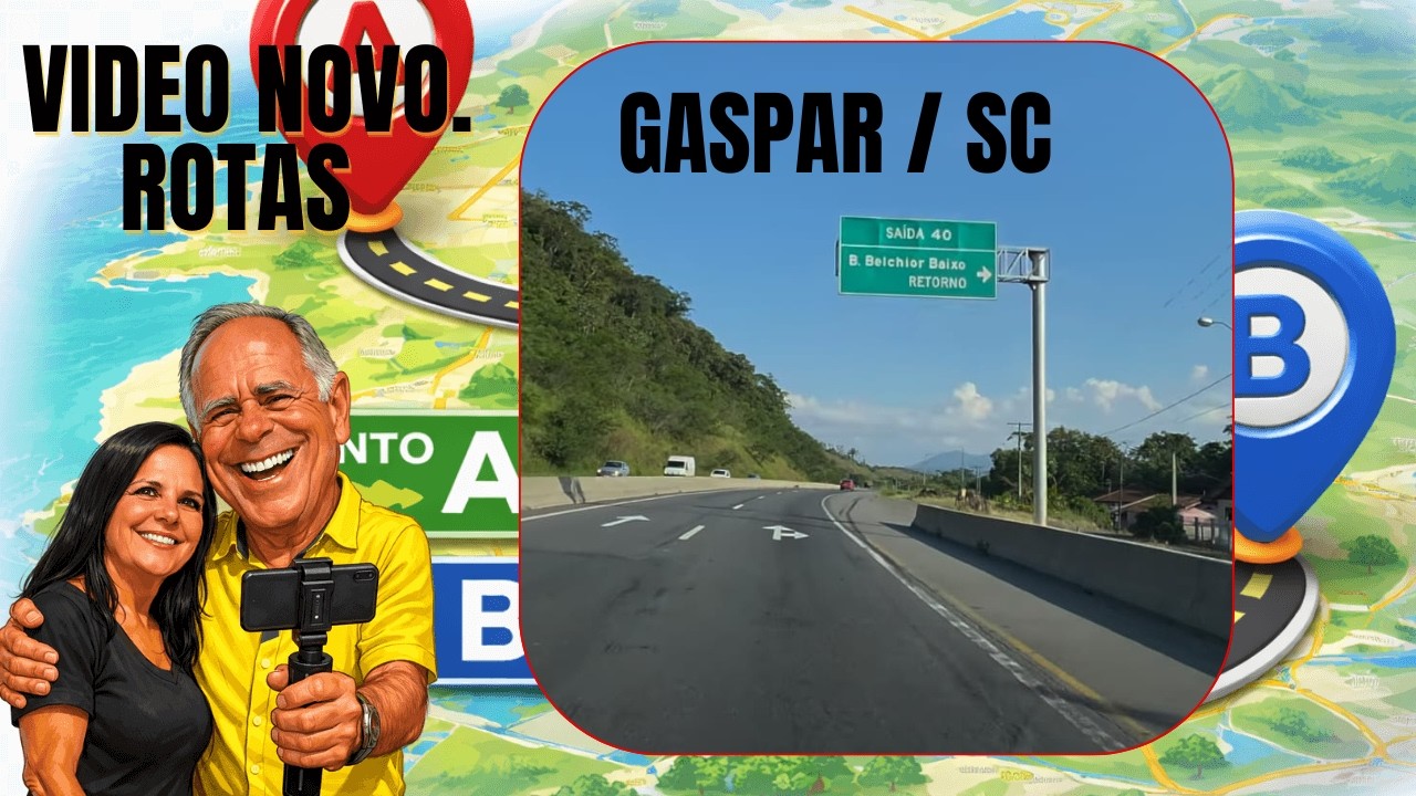 GASPAR ATÉ O TREVO DE NAVRGANTES  ( BR 101 )