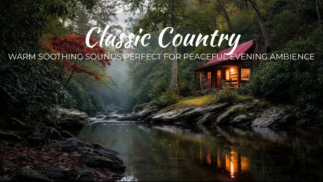 Classic Country | Warm Soothing Sounds Perfect for Peaceful Evening Ambience