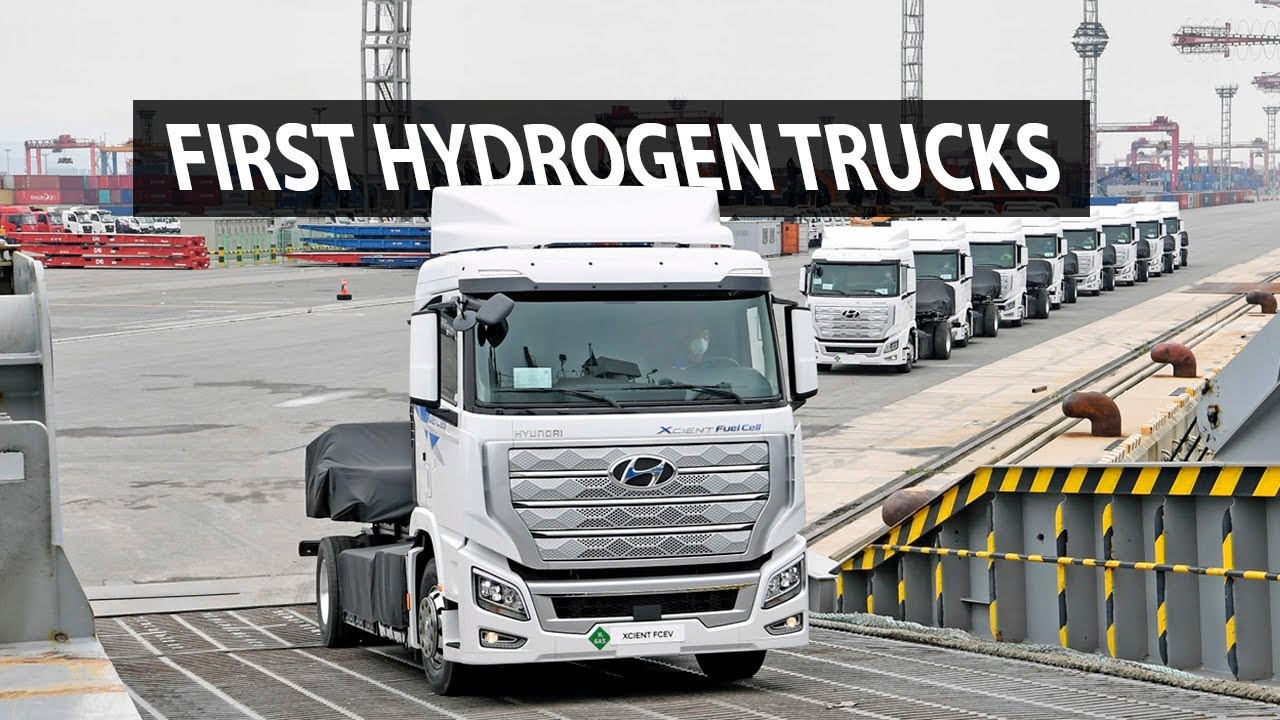WORLD'S FIRST HYDROGEN TRUCKS - HYUNDAI