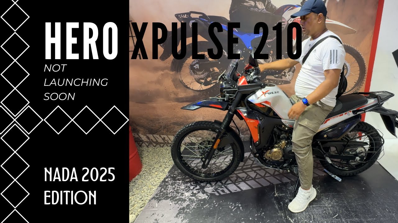 Hero Xpulse 210 Revealed @NADA 2025 || Not to be Launching Soon