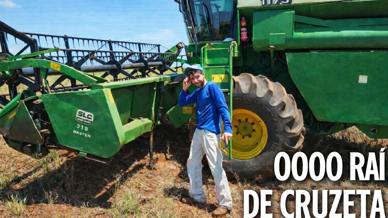 Segundo dia de colheita e final da soja mais adiantada (safra 25/26)
