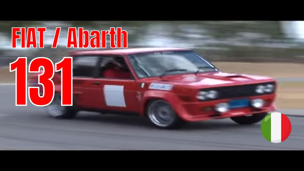 Fiat Abarth 131 Replica Roaring at High Speeds!