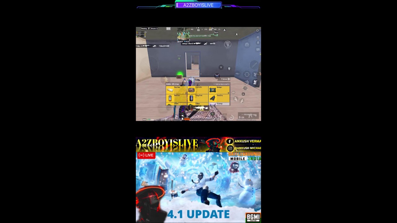 Rank PUSH BGMi only gameplay subscribe to my channel ❣️ A2zboyislive- Bgmi