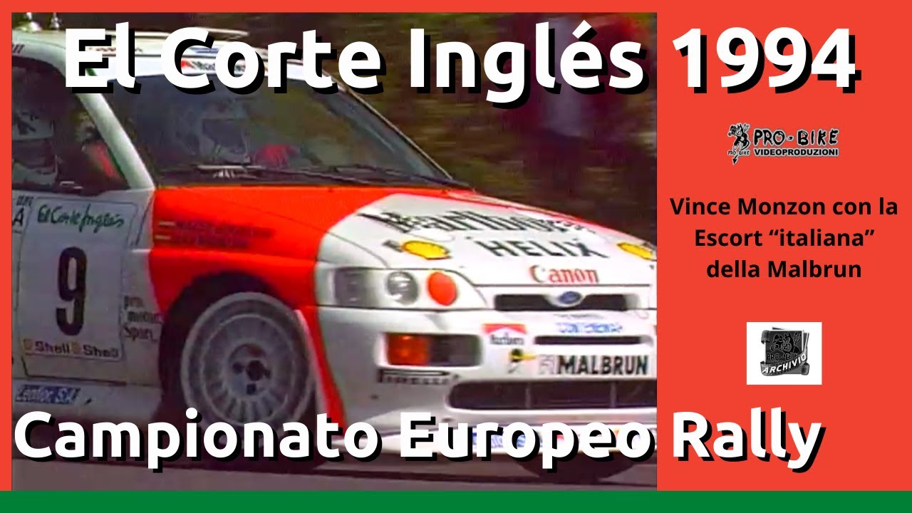 El Corte Ingles 1994 Campionato Europeo Rally