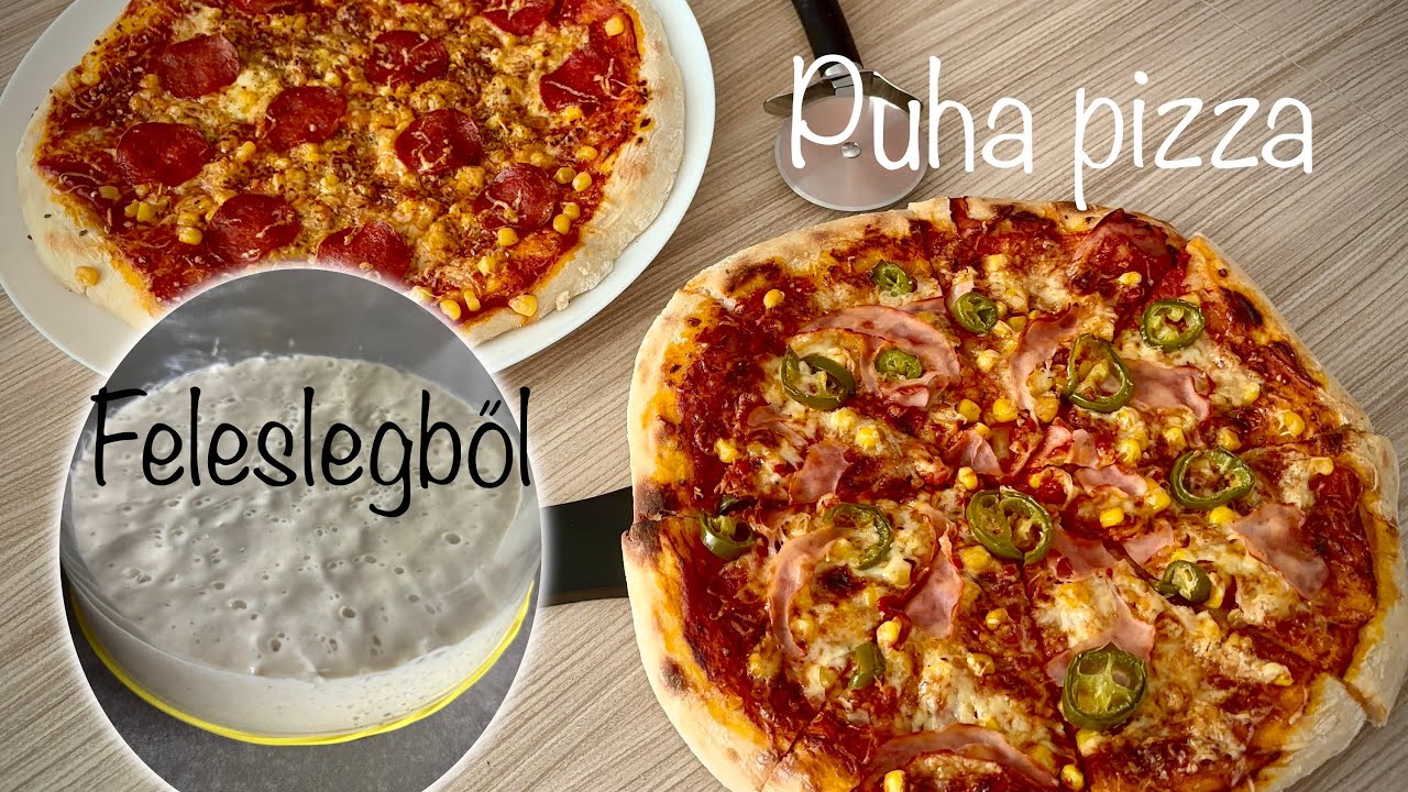 Kovászos pizza, ami jobb, mintha rendelnéd 🍕 @O&T konyhája