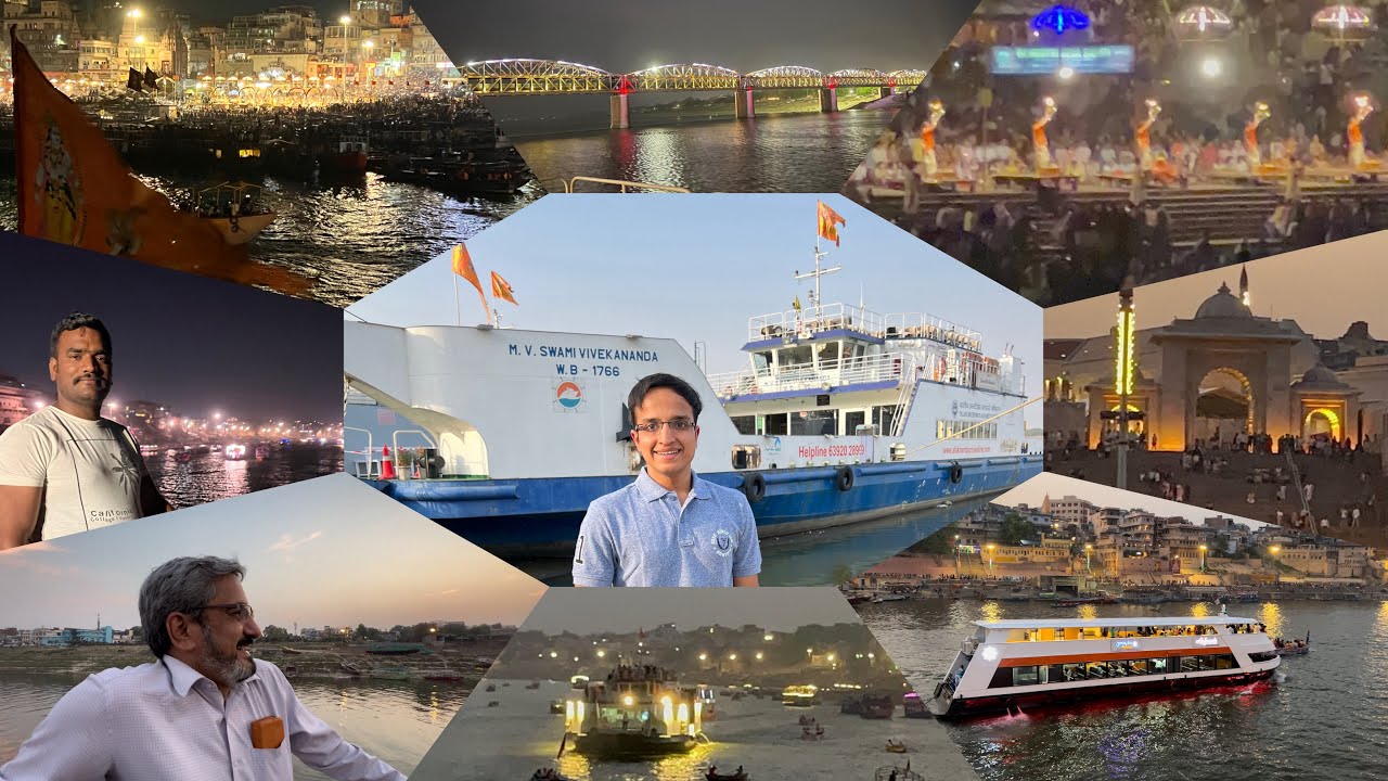 First Cruise Experience in Varanasi 🇮🇳 2024 | Banaras Ganga Aarti | Sam Manekshaw Cruise Ride Vlog