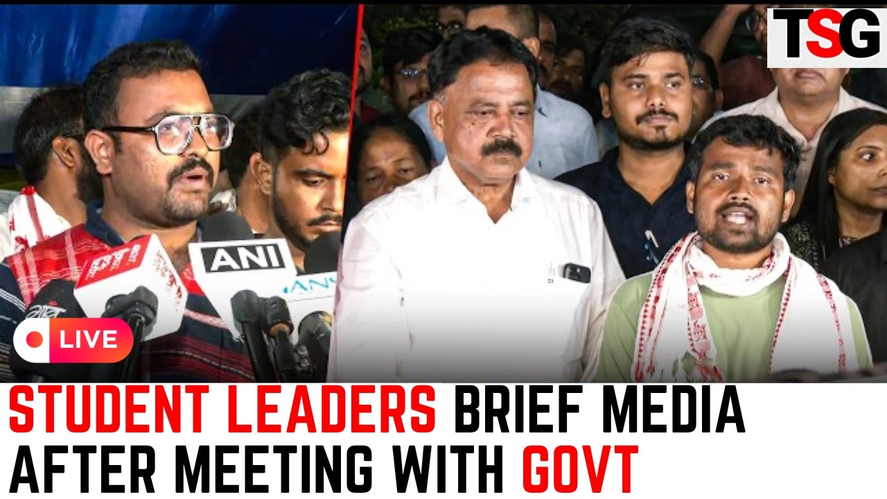 JPSC-JSSC Protest LIVE: Student Leaders Address Media After Talks With Govt | TSG