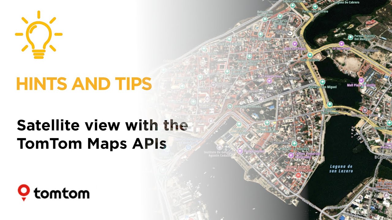 Satellite View with the TomTom Maps APIs