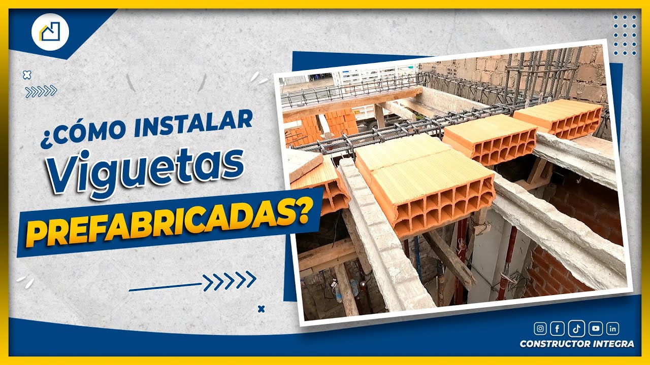 ✅INSTALACIÓN DE VIGUETAS PREFABRICADAS✅ | Paso a Paso | 👷Guía Completa 2024👷