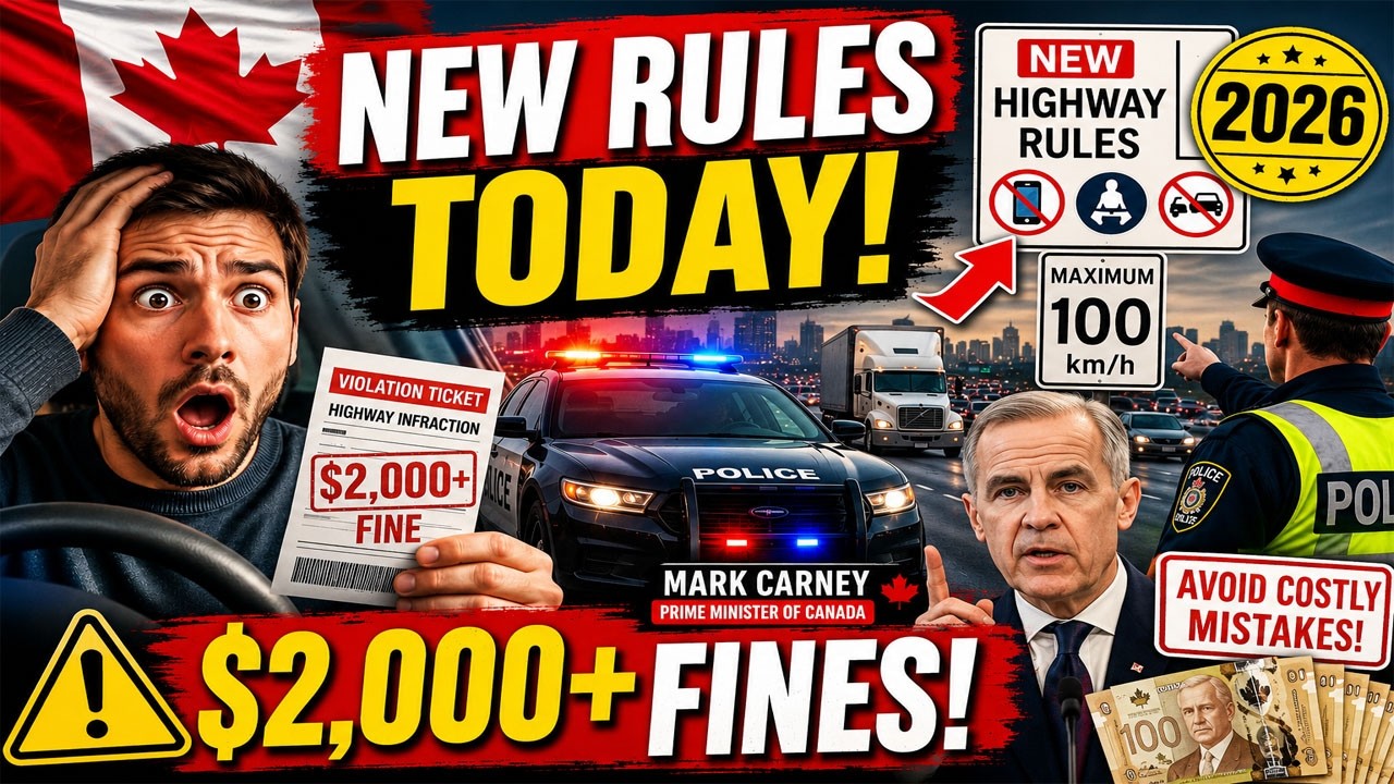 🚨 NEW Canadian Highway Rules Start TODAY! | Avoid Massive Fines & Costly Mistakes in 2026