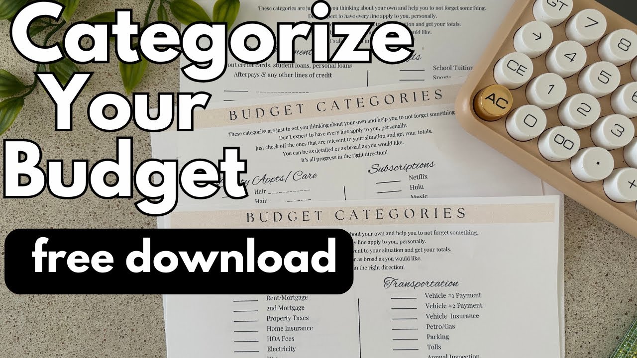 BEGINNER Budgeting | Step by Step Instructions  | ep. 2