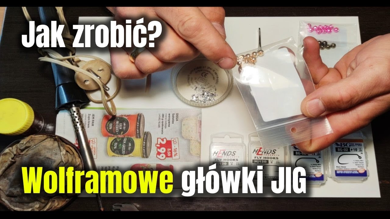 WOLFRAMOWE GŁÓWKI JIGOWE | Jak zrobić? Najbardziej pewny sposób