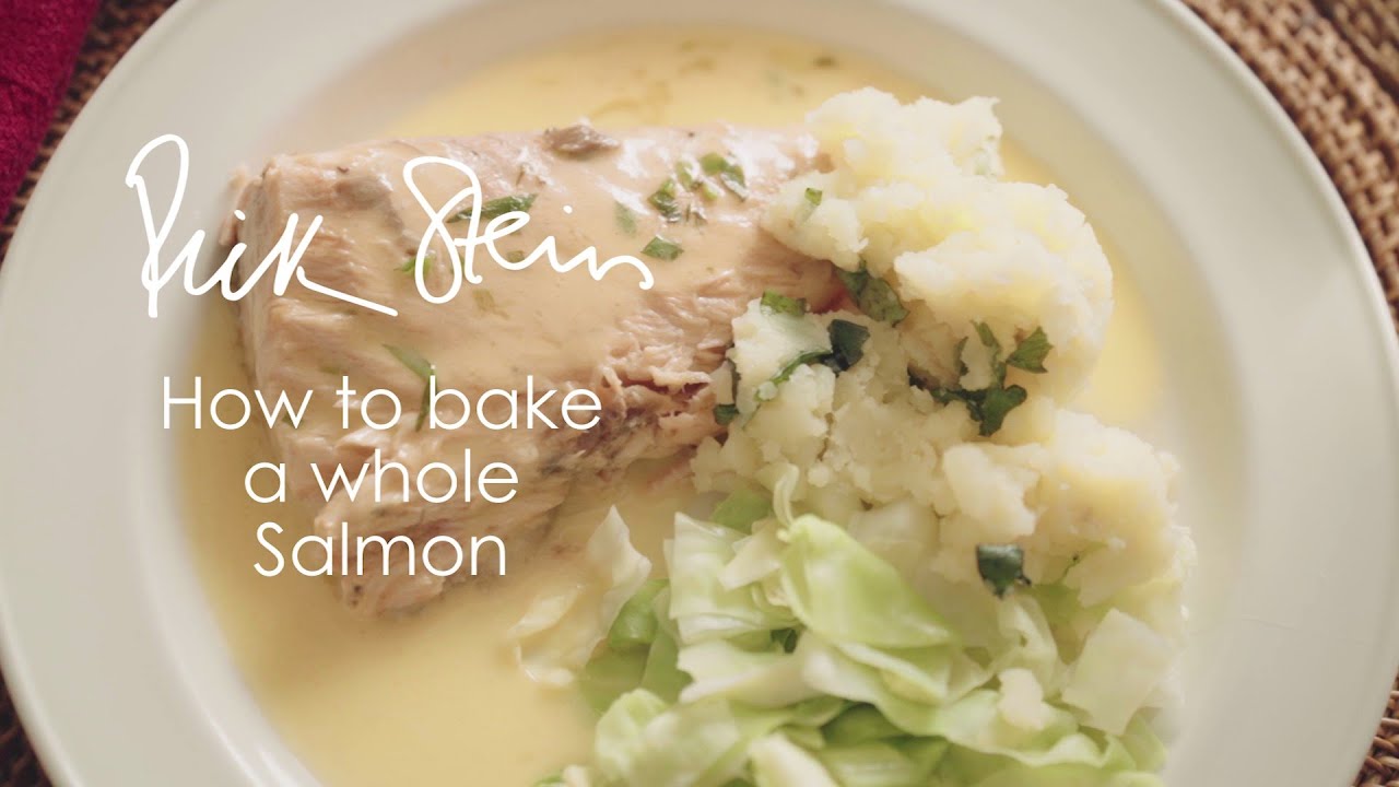 How to bake a Whole Salmon | Rick Stein Recipe