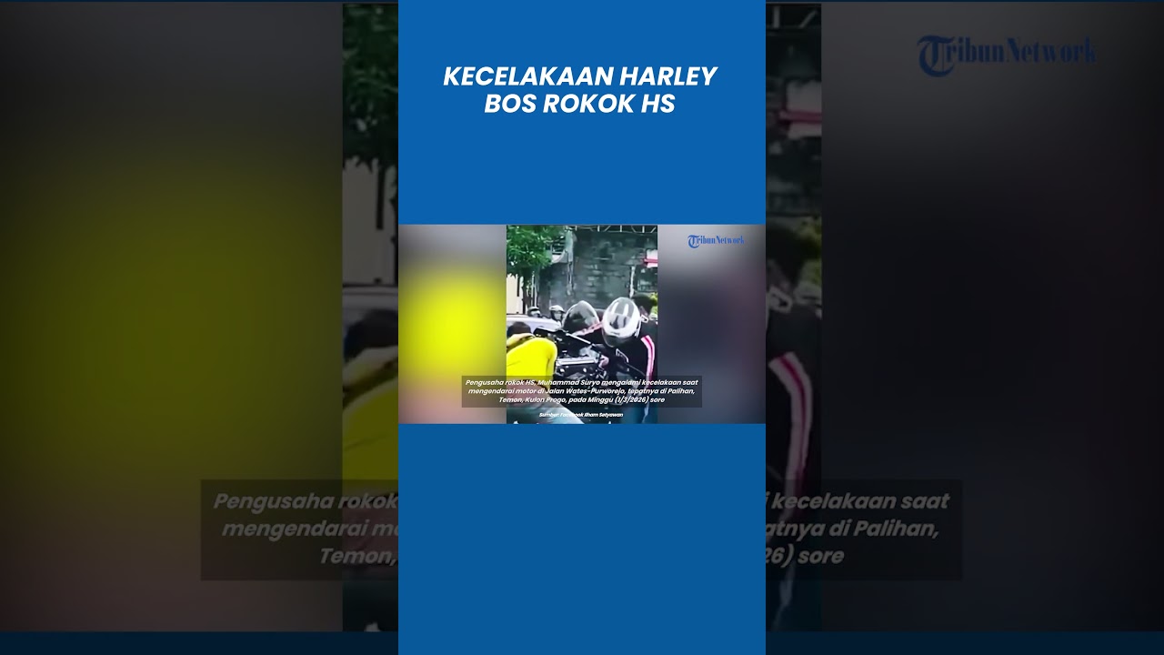 Kecelakaan Harley Vs Jupiter, Bos Rokok HS Kritis Istri Meninggal