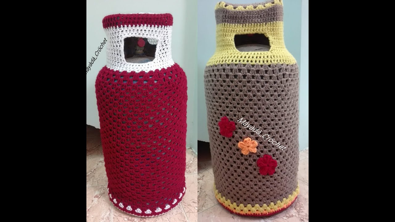 كفر انبوبه كروشيه ❤ #غطاء_انبوبه  #cover #crochet #diy
