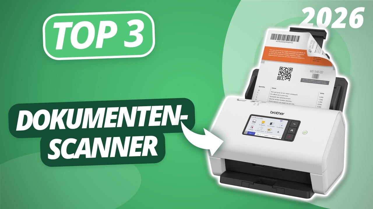 Der beste DOKUMENTENSCANNER 2026 | TOP 3 Dokumentenscanner im Vergleich