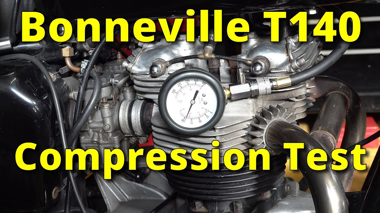 Испытание на сжатие Triumph Bonneville T140
