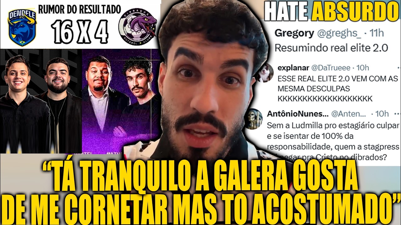 ALLANSTAG DESABAFA APÓS SOFRER HATE PELO DIBRADOS TER PERDIDO PRO DENDELE NO AMISTOSO!