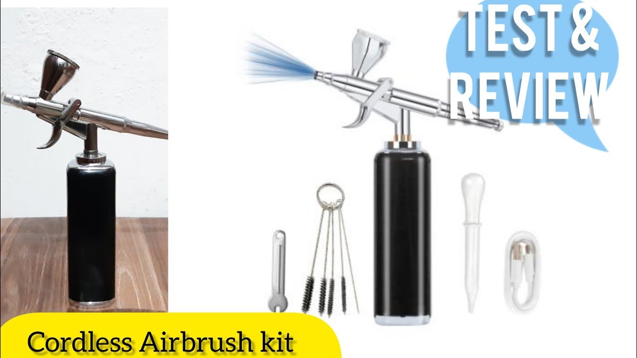 Trigger Type Cordless Airbrush kit Review || Affordable airbrush only in 42$
