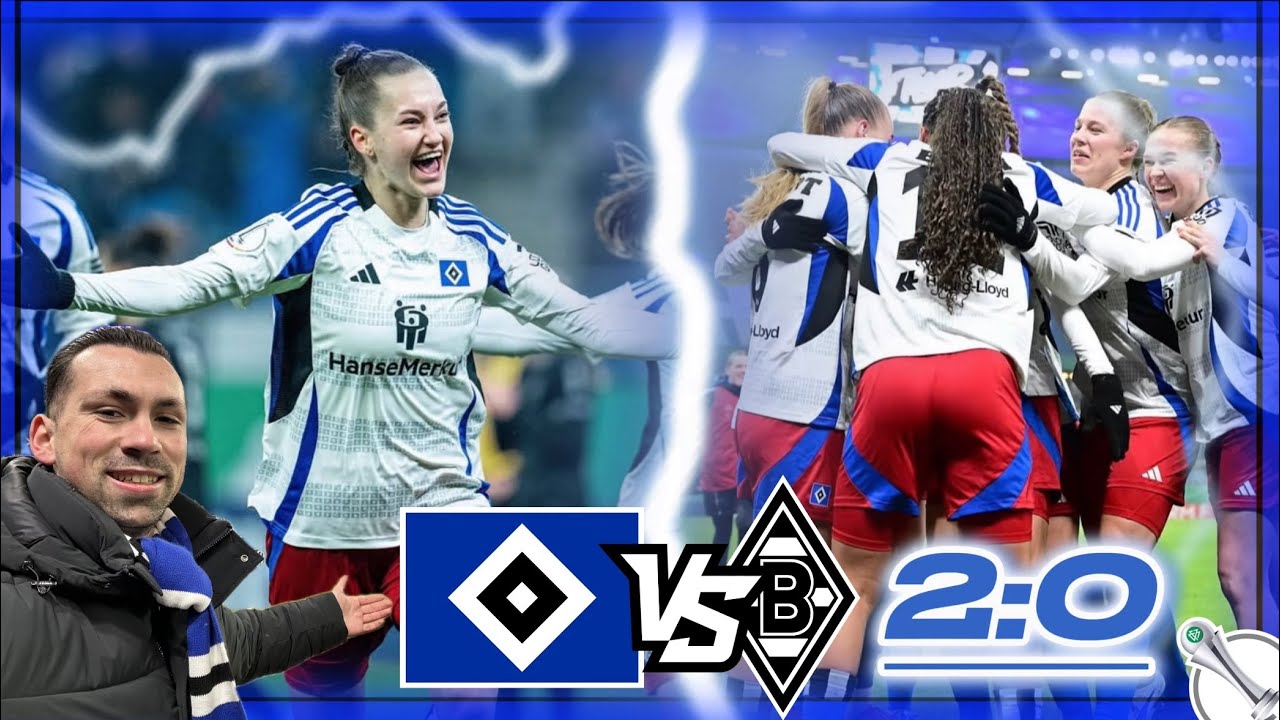 REKORDKULISSE & HALBFINALE 🔥 HSV-FRAUEN feiern Premiere im Volkspark 💥 DFB-Pokal Stadionvlog vs BMG!