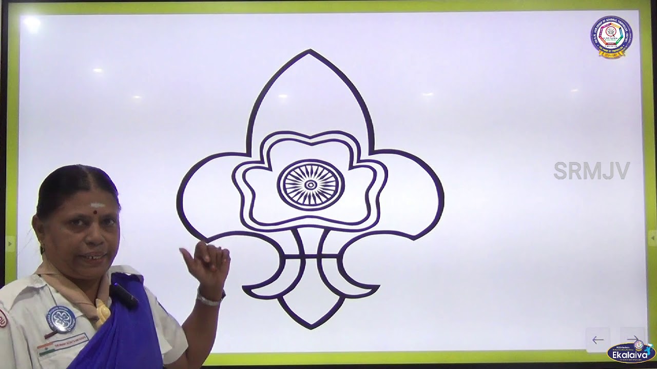 The Bharat Scouts and Guides  - Flags