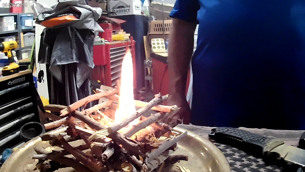 GWO Fire Challenge Fire Lay #1